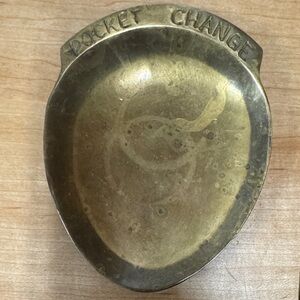 Vintage Leonard Brass Pocket Change Tray – Valet Dish Catchall Korea